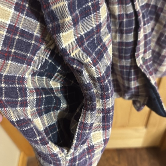 Vintage Premier Quilted- Brown and Cream Flannel Shacket - Picture 4 of 6
